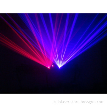 Kl-rb500 New 445nm Blue&amp;red 2 Heads Dj Laser Show Systems 